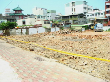 中西區開山里原司法宿舍拆除(圖)