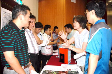 行政院災害防救相關人員訪視竹縣(圖)