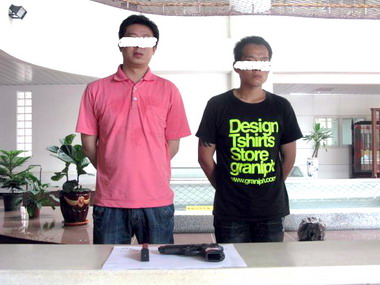 斗南警分局偵破槍擊案(圖)