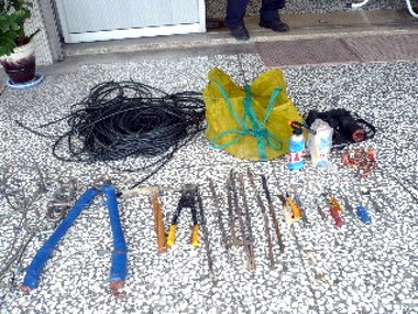 東和警所偵破毒品 電纜線竊盜案(圖)