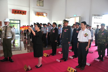 國軍陣公亡官兵秋祭國殤祭典(圖)