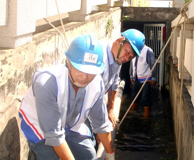 中油公司救災總動員(圖)