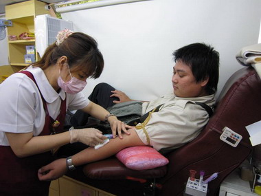 屏東縣社會處替代役有情有役捐血活動(圖)