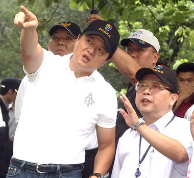 周錫瑋視察汐止淹水情況(圖)