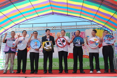 彰化逍遙遊、平安幸福久交通安全宣導活動(圖)