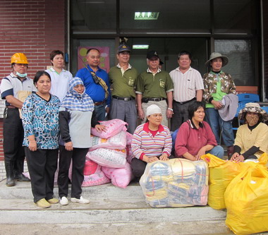 高雄市本陽里愛心送暖到來義(圖)