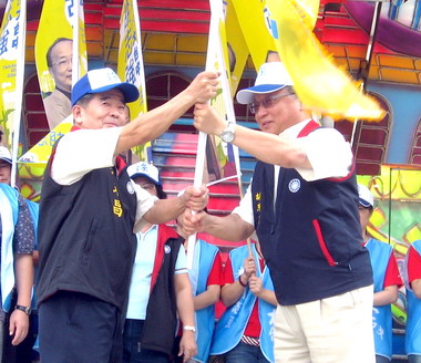 大台中市長候選人胡志強 成立競選總部(圖)