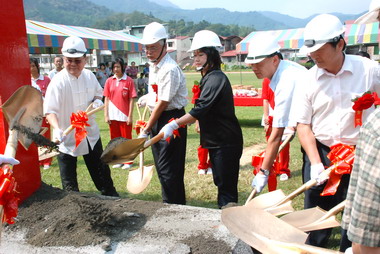 國姓北山國中老舊校舍整建工程動土(圖)