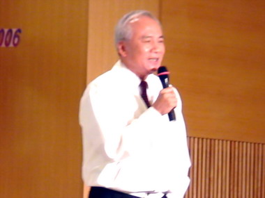 林義雄主持人民作主志工論壇(圖)