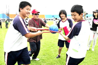 苗縣辦身心障礙學生體育活動(圖)