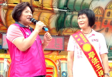 神岡鄉長羅永珍為大豐里長候選人站台(圖)