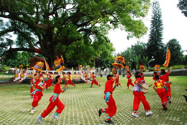 和平國小跳鼓陣傳承民俗獲優勝(圖)