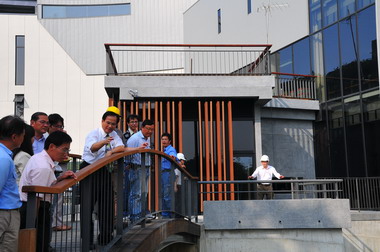 蘇煥智現勘南瀛科學教育園區(圖)