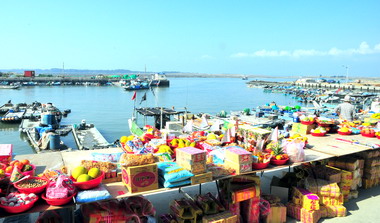 南縣蘆竹溝漁貨銷售中心今揭牌啟用(圖)