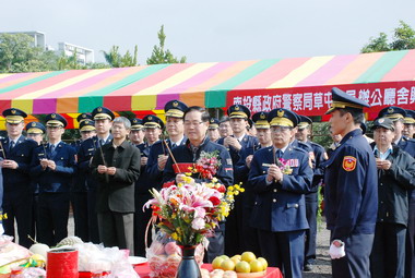 草屯分局辦公廳舍遷建今天動土典禮(圖)