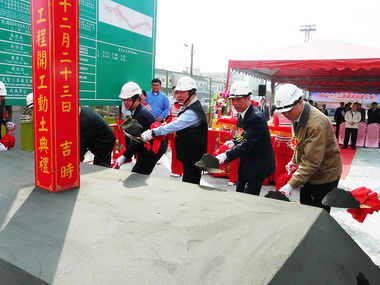 張通榮市長主持道路拓寬工程開工典禮(圖)