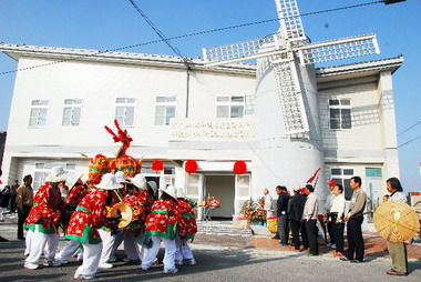 麥寮鄉後安社區活動中心落成啟用(圖)