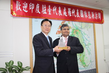 印度駐台代表羅國棟參訪彰化縣(圖)