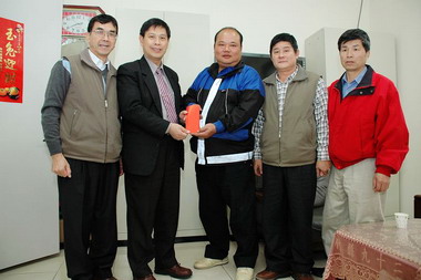 中國企業來台捐贈效應縣府社會處獲25萬(圖)