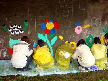 玩玩巴魯巴 菁桐今天很藝術(圖)