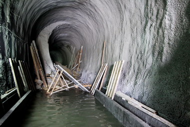 集集一號隧道嚴重坍塌春節無法復駛(圖)