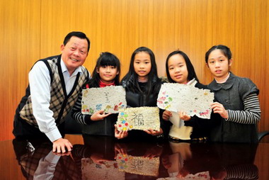 拼SONY環境發展與觀察行動決賽 福星國小4小朋友專訪縣長(圖)