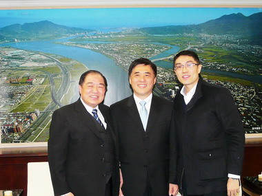 張通榮拜會郝龍斌盼促成捷運延伸(圖)