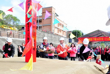 南庄西溪橋至南江村苗124線替代道路動土(圖)