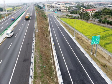 台中國道六號舊正交流道31日下午通車(圖)