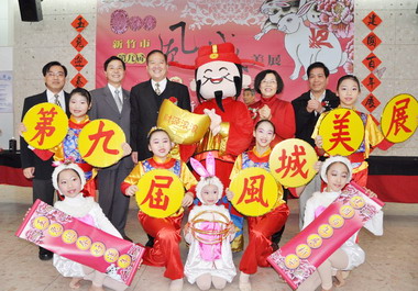 竹市2011風城美展熱鬧開幕(圖)