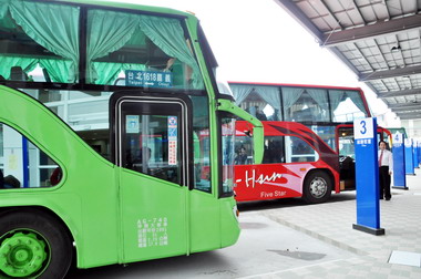 嘉市先期交通轉運中心今天啟用(圖)