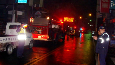 信義鄉公所員工宿舍暗夜發生火警(圖)