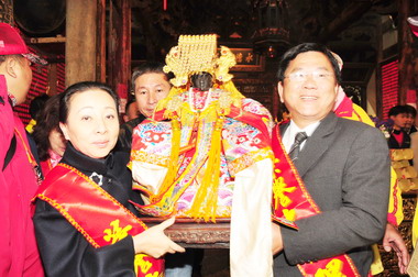 嘉縣溪北正黑面三媽300年來首次遶境(圖)