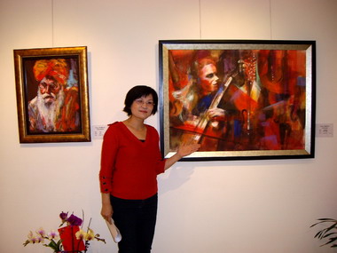 Treeing 歐 藝術之旅 歐萃瑩西畫個展(圖)