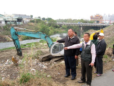 水利署第三河局今起進行旱溪河道清淤工程(圖)