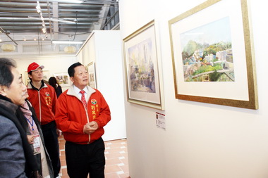 通霄虎嶼山文化協會與新加坡藝術協會交流特展(圖)