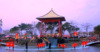 台灣燈會水光秀登場(圖)