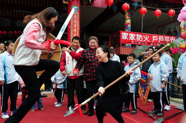 溪口藝陣文化節熱鬧開鑼(圖)