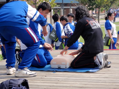 草屯商工辦理CPR暨哈姆立克宣導(圖)