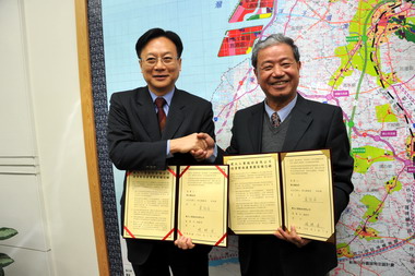 彰縣與建大簽訂投資彰南產業園區備忘錄(圖)