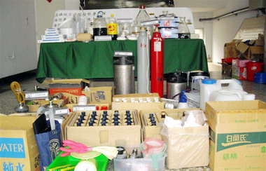 海巡署南巡局破獲安非他命毒品製造工廠(圖)