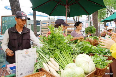 微風市集將在真愛碼頭展售自耕有機蔬果(圖)
