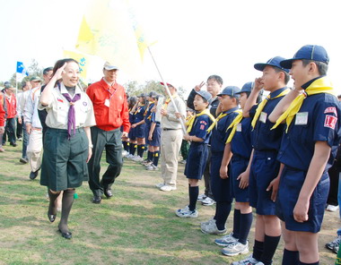 嘉縣慶祝童軍節100周年(圖)
