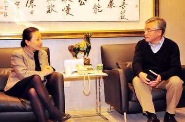 日本旭川青果卸賣市場株式會社拜會嘉縣(圖)