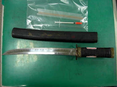 斗南分局查獲槍砲彈藥刀械管制條例及毒品案(圖)