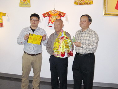 中市藝文中心辦創意神明衣刺繡文化特展(圖)
