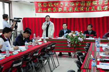 監委至廬山溫泉地區訪察(圖)