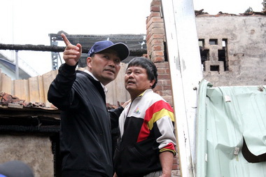 五股大火朱立倫：儘速查明原因全力協助(圖)