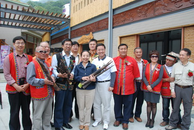 嘉縣里佳部落「竹筍加工場」歡喜落成(圖)