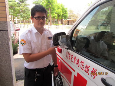 消防局執行救護任務被患者追殺情事(圖)